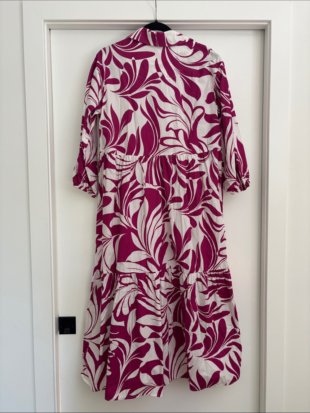 Anthropologie The Bettina TieredShirt Dress Floral - Picture 3 of 6